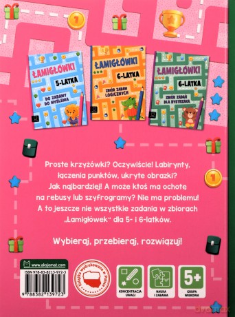 Do nauki do zabawy. Łamigłówki 5-latka - Beata Karlik, Bogusław Michalec [KSIĄŻKA]