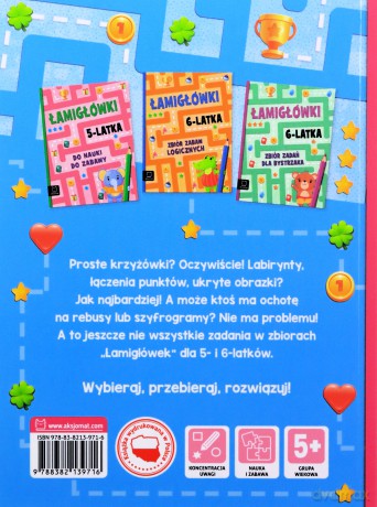 Do zabawy do myślenia. Łamigłówki 5-latka - Beata Karlik, Bogusław Michalec [KSIĄŻKA]