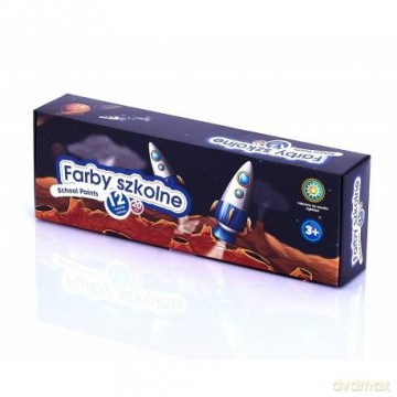 Farby szkolne Kosmos 12 kolorów po 20 ml 1szt.mix