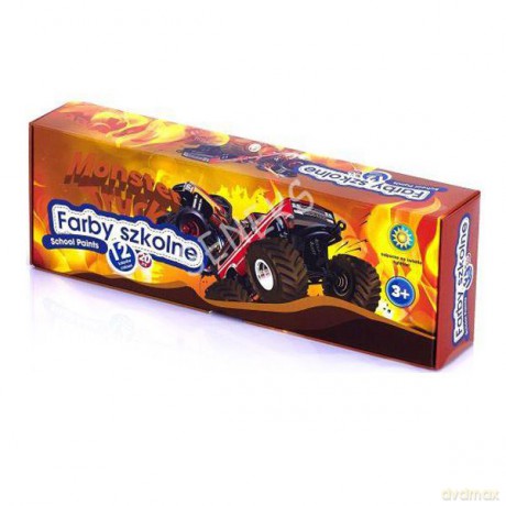 Farby szkolne Samochody 12 kolorów po 20 ml 1szt.mix