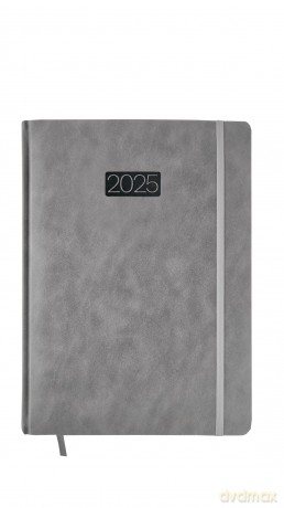 Kalendarz 2025 Elegance LUX A4 szary KK-A4DE [KALENDARZ]