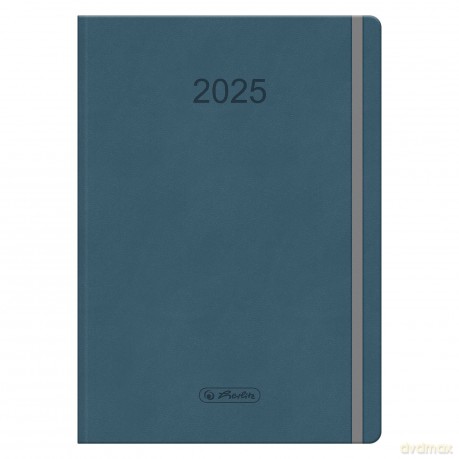 Kalendarz 2025 flex A5 tygodniowy niebieski [KALENDARZ]