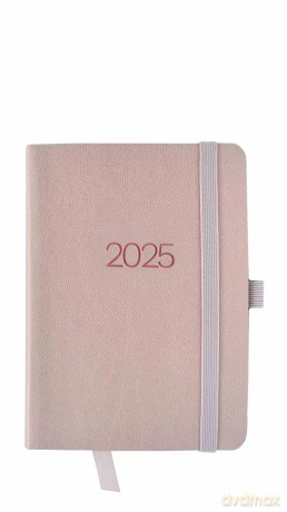 Kalendarz 2025 FLEX kieszonkowy tygodniowy różówy KK-1Flex [KALENDARZ]