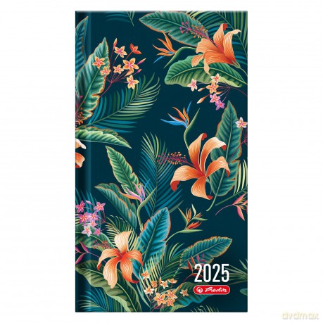 Kalendarz 2025 Hibiskus A6 tygodniowy [KALENDARZ]