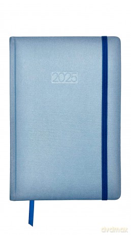 Kalendarz 2025 LUX A5 dzienny niebieski KK-A5D L [KALENDARZ]