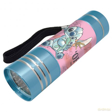 Latarka LED metalowa Stitch ST00048 1szt.mix