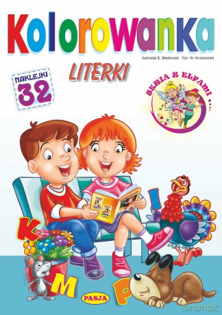 Literki. Kolorowanka - Ernest Błędowski, Włodzimierz Kruszewski [KSIĄŻKA]