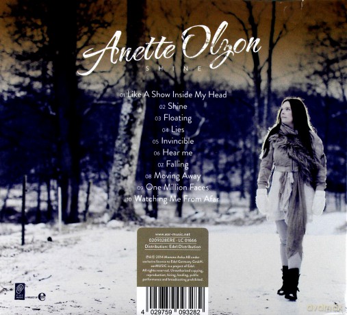 Anette Olzon: Shine (digipack) [CD]