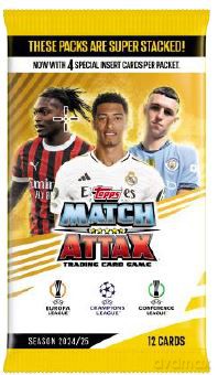 UEFA Champions League Match Attax 2024/25 saszetka z kartami 1szt.mix [FIGURKA]