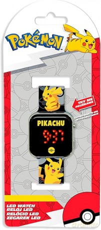 Zegarek LED z kalendarzem Pokemon POK4402