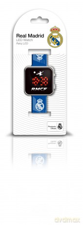 Zegarek LED z kalendarzem Real Madryt RM00017