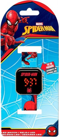 Zegarek LED z kalendarzem Spiderman SPD4987
