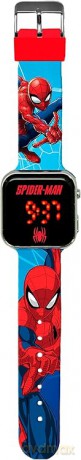 Zegarek LED z kalendarzem Spiderman SPD4987