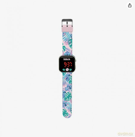 Zegarek LED z kalendarzem Stitch LAS4091