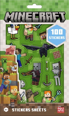 Zestaw naklejek Minecraft 92 szt.MC00039