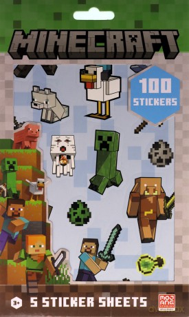 Zestaw naklejek Minecraft 92 szt.MC00039
