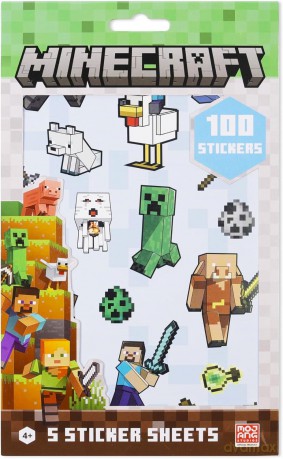 Zestaw naklejek Minecraft 92 szt.MC00039