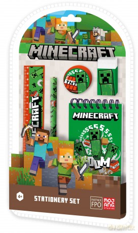 Zestaw piśmienniczy Minecraft 5 elementów MC00038