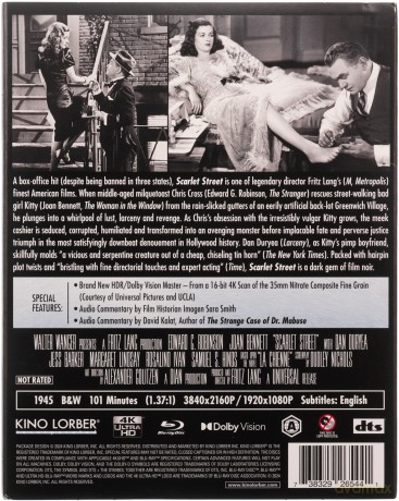 Scarlet Street (Szkarłatna ulica) [Blu-Ray 4K]+[Blu-Ray]