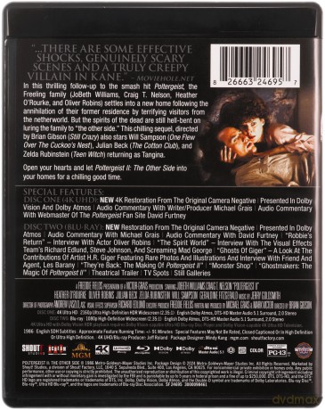 Poltergeist II: The Other Side (Duch II: Druga strona) [Blu-Ray 4K]+[Blu-Ray]