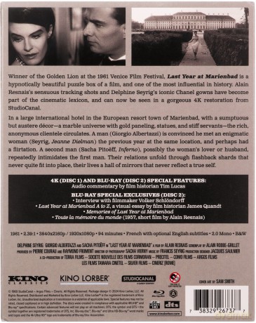 Last Year at Marienbad (Zeszłego roku w Marienbadzie) [Blu-Ray 4K]+[Blu-Ray]