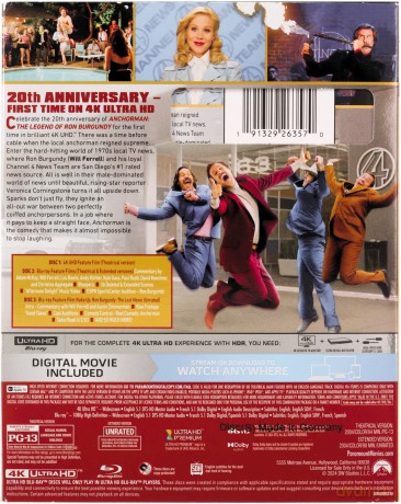 Anchorman: The Legend of Ron Burgundy (Legenda telewizji) [Blu-Ray 4K]+[Blu-Ray]