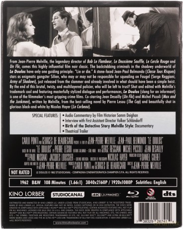 Le Doulos (Kapuś) [Blu-Ray 4K]+[Blu-Ray]