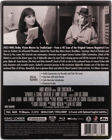 Alphaville [Blu-Ray 4K]+[Blu-Ray]