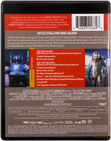 Bill & Ted's Bogus Journey (Szalona wyprawa Billa i Teda) [Blu-Ray 4K]+[Blu-Ray]