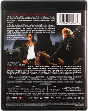 Dark Angel (Mroczny anioł) [Blu-Ray 4K]+[Blu-Ray]