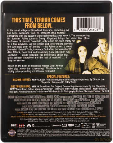 Phantoms (Odwieczny wróg) [Blu-Ray 4K]+[Blu-Ray]