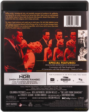 The Lady from Shanghai (Dama z Szanghaju) [Blu-Ray 4K]