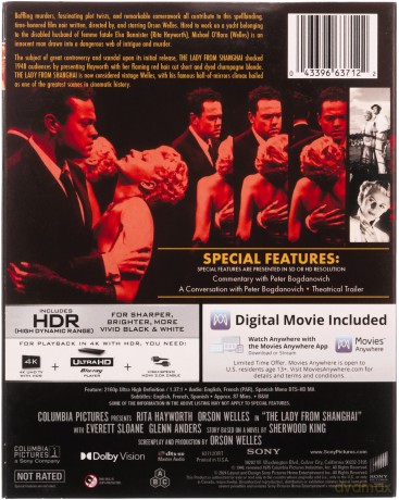 The Lady from Shanghai (Dama z Szanghaju) [Blu-Ray 4K]
