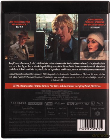 Three Days of the Condor (Trzy dni Kondora) [Blu-Ray 4K]+[Blu-Ray]