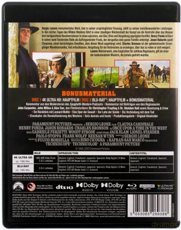 Once Upon a Time in the West (Pewnego razu na Dzikim Zachodzie) [Blu-Ray 4K]+[Blu-Ray]