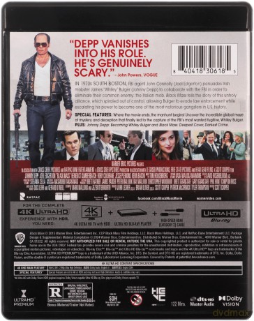 Black Mass (Pakt z diabłem) [Blu-Ray 4K]+[Blu-Ray]