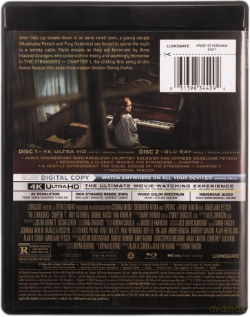 The Strangers: Chapter 1 [Blu-Ray 4K]+[Blu-Ray]