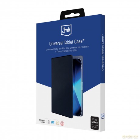 Etui do Accessories Dark Blue - up to 9-11" 3mk Universal Tablet Case