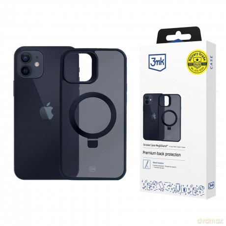 Etui do Apple iPhone 12/12 pro - 3mk Smoke Case Mag&Stand