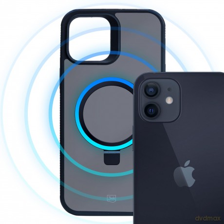 Etui do Apple iPhone 12/12 pro - 3mk Smoke Case Mag&Stand