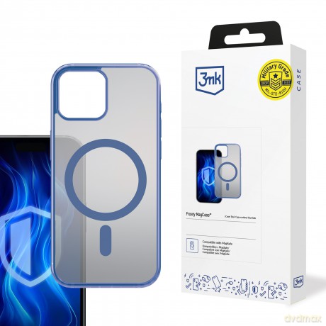 Etui do Apple iPhone 13 - 3mk Frosty MagCase Blue