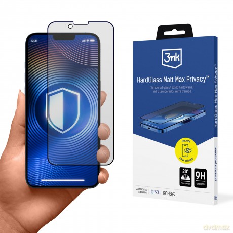 Etui do Apple iPhone 13 Mini - 3mk Hardglass Matt Max Privacy