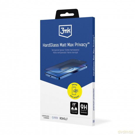 Etui do Apple iPhone 13 Mini - 3mk Hardglass Matt Max Privacy