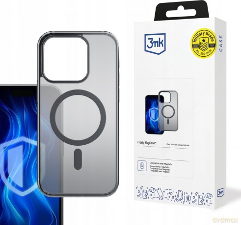 Etui do Apple iPhone 13 Pro - 3mk Frosty MagCase Black