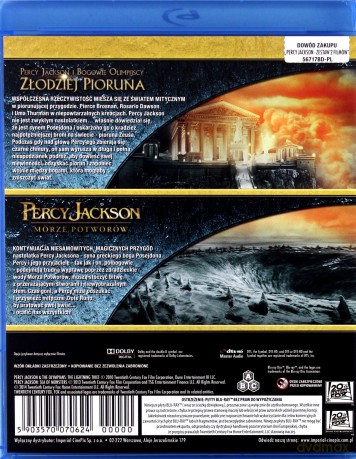 Percy Jackson: Morze potworów / Percy Jackson i Bogowie olimpijscy [2xBlu-Ray]