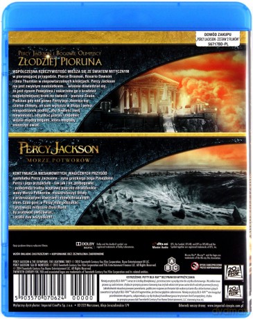 Percy Jackson: Morze potworów / Percy Jackson i Bogowie olimpijscy [2xBlu-Ray]