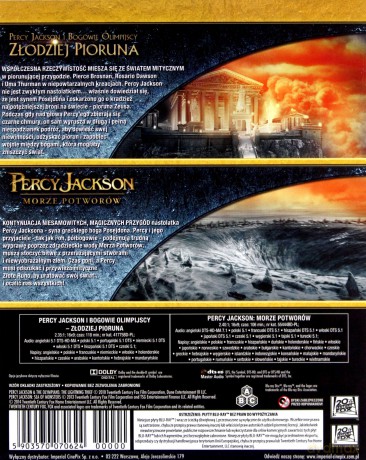 Percy Jackson: Morze potworów / Percy Jackson i Bogowie olimpijscy [2xBlu-Ray]