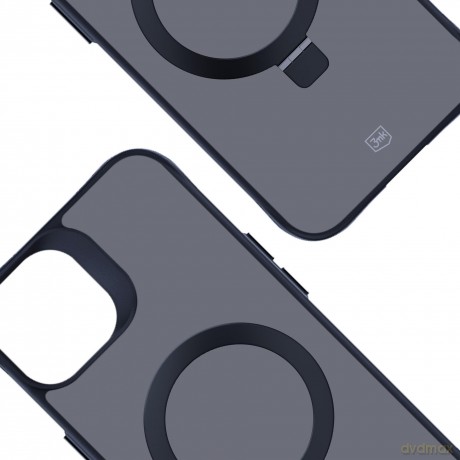 Etui do Apple iPhone 13/14 - 3mk Smoke Case Mag&Stand