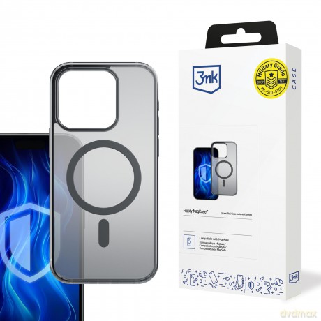 Etui do Apple iPhone 14 Pro Max - 3mk Frosty MagCase Black