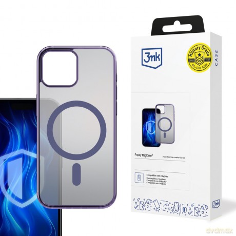 Etui do Apple iPhone 15 - 3mk Frosty MagCase Purple